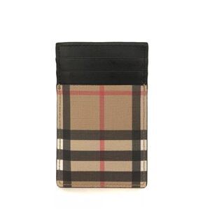 BURBERRY Nova Check PVC Card Case Beige